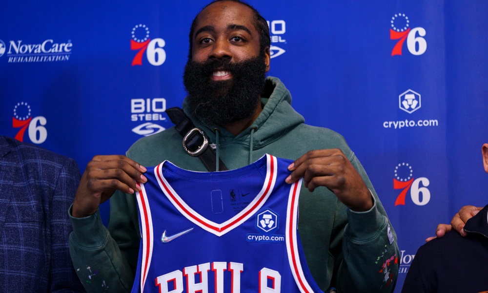 NBA JAMES HARDEN 76ERS