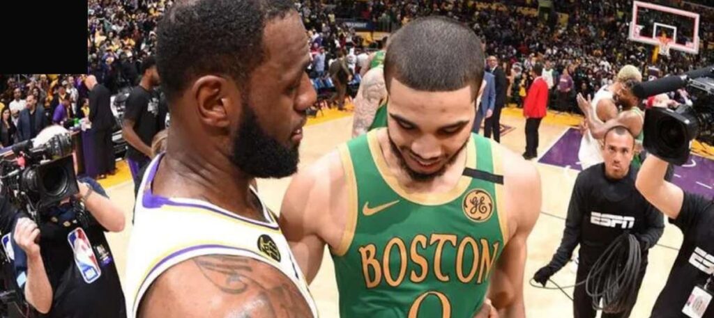 Jayson Tatum se impressiona com fama de LeBron James