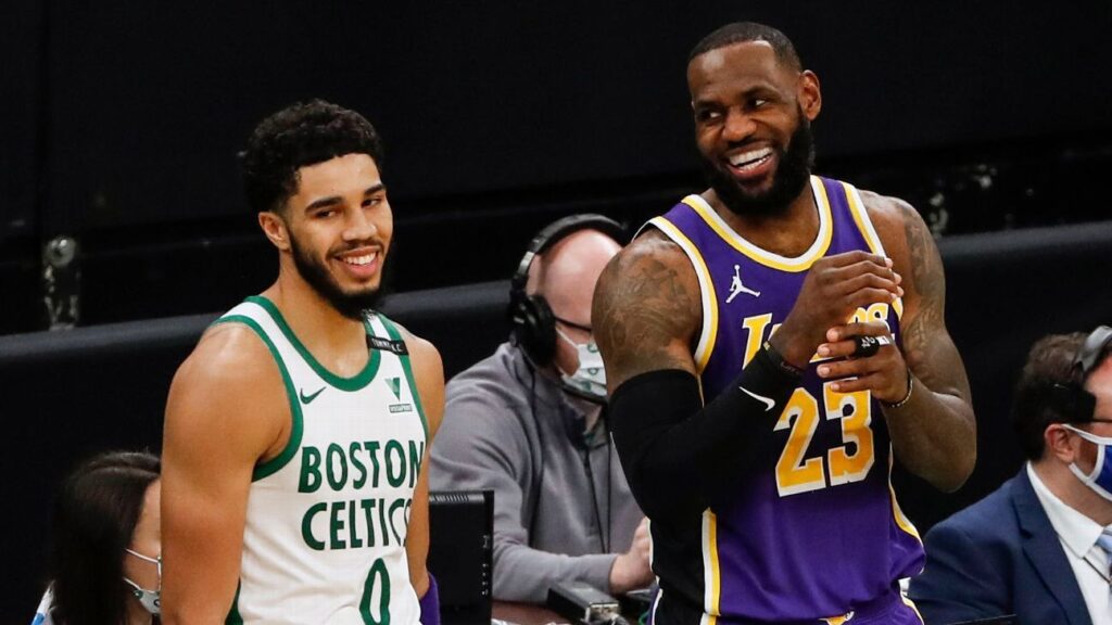 Jayson Tatum se impressiona com fama de LeBron James