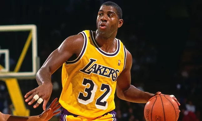 Magic Johnson, nos tempos de Los Angeles Lakers