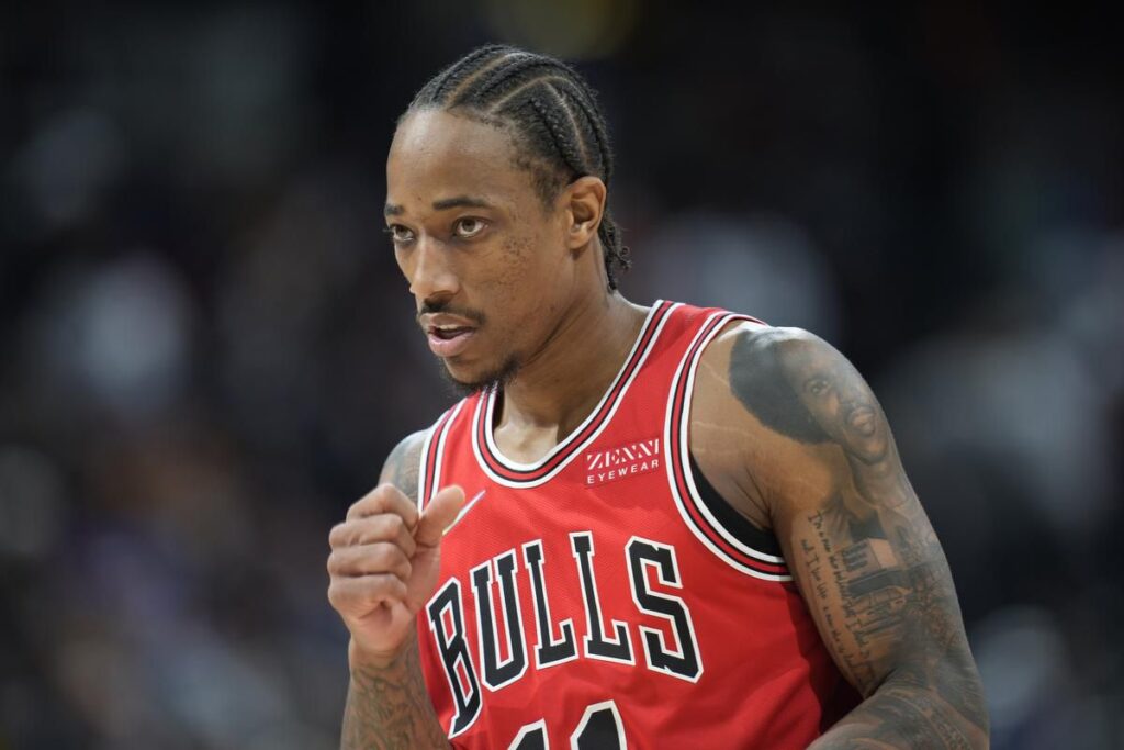 DeMar DeRozan, que deseja se aposentar no Chicago Bulls