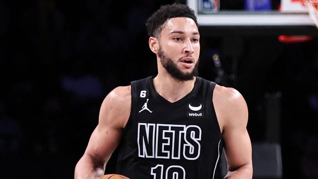 Ben Simmons, com a camisa do Brooklyn Nets