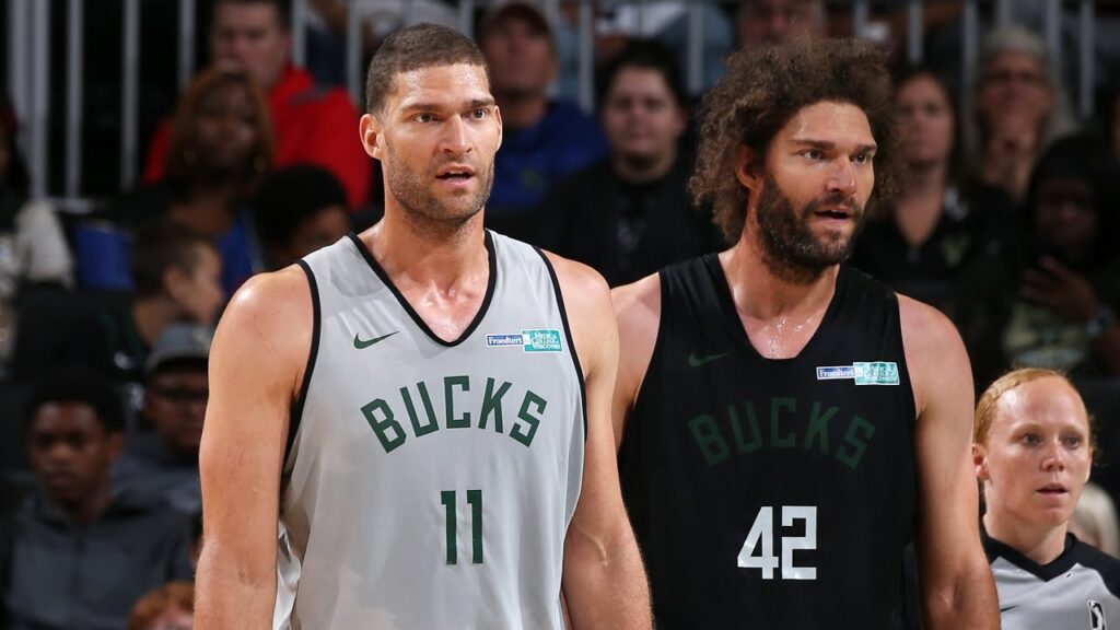 Os gêmeos Robin e Brook Lopez estão entre os mais altos da temporada