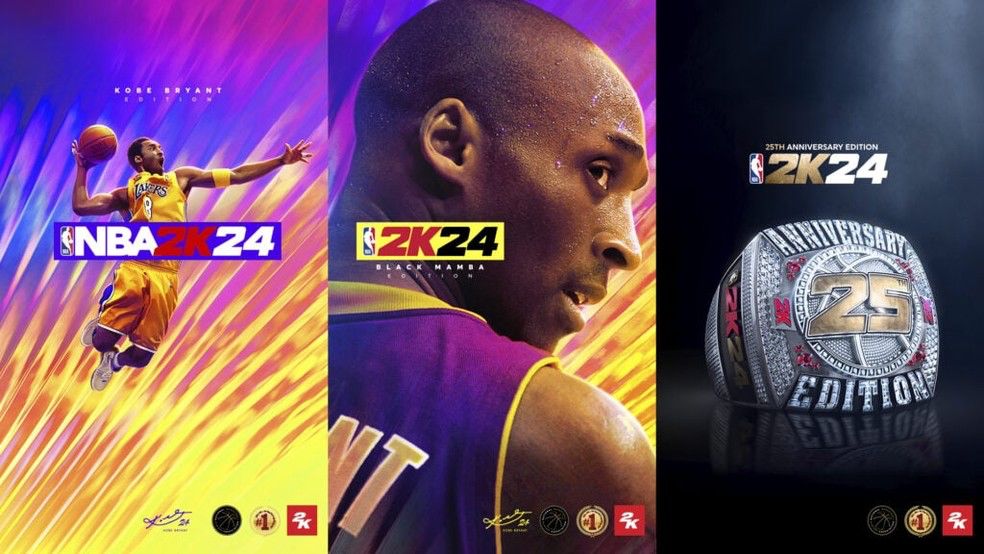 As versões do game NBA 2K24