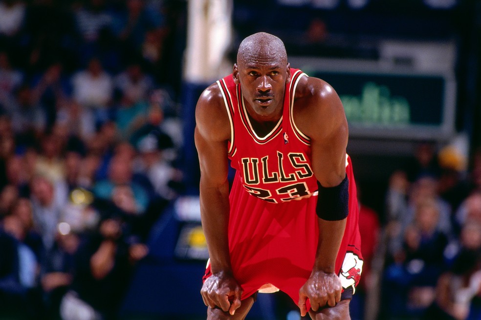 Michael Jordan nos tempos de glória do Chicago Bulls