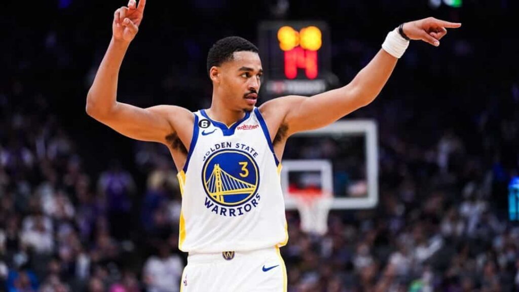 Jordan Poole, quando defendeu os Warriors