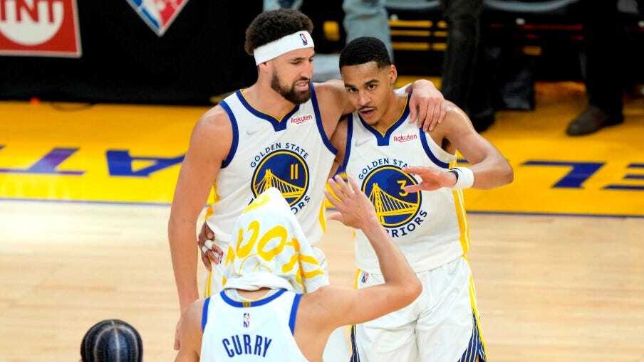 Klay Thompson e Jordan Poole