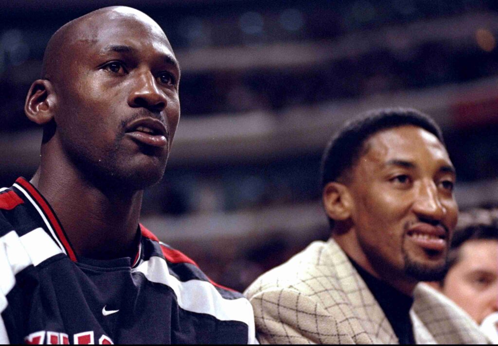 Michael Jordan e Scottie Pippen