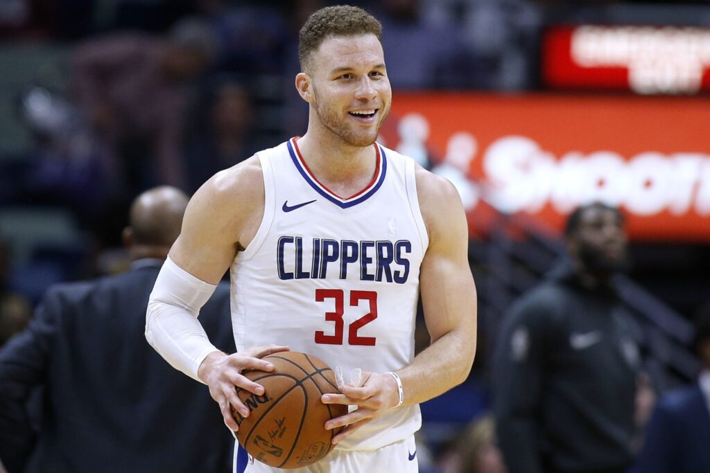 Blake Griffin com a camisa dos Clippers