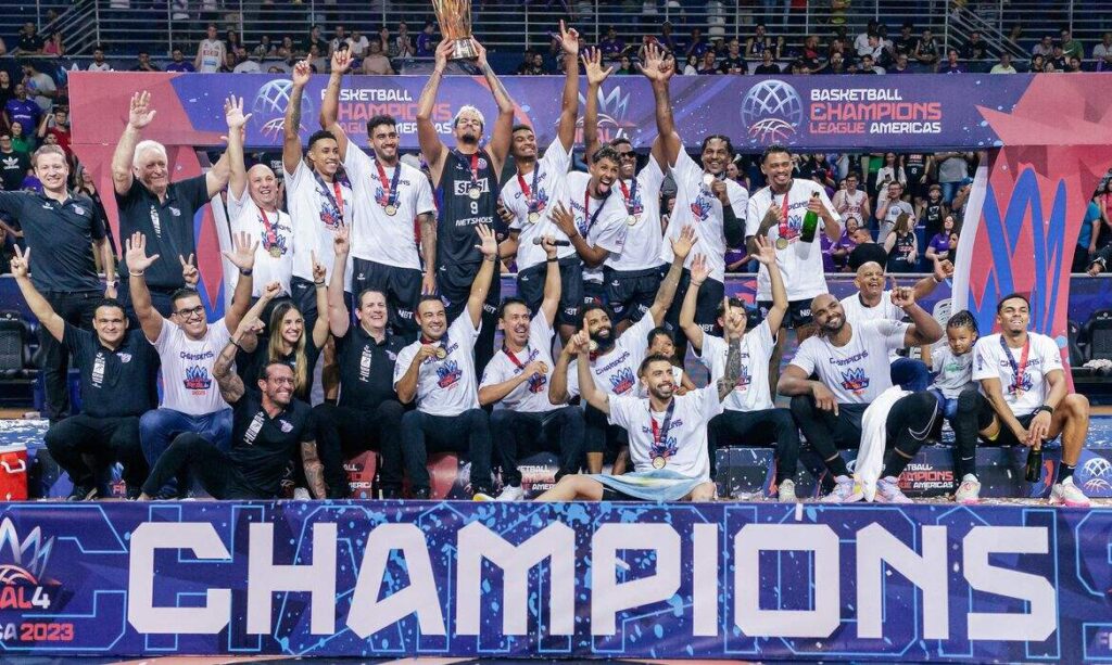O Franca é o atual campeão da Champions League de Basquete, título que o São Paulo tenta conquistar novamente