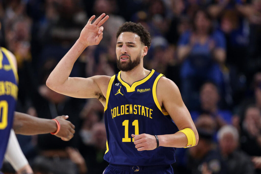 Klay Thompson, atleta dos Warriors que pode acabar defendendo as Bahamas