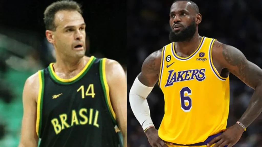 Oscar Schmidt e LeBron James: conseguirá o grande astro dos Lakers ultrapassar o brasileiro e se tornar o maior pontuador da história do basquete?