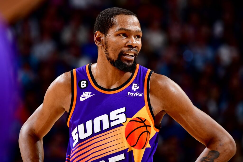 Kevin Durant poderá voltar aos Suns na partida contra os Warriors