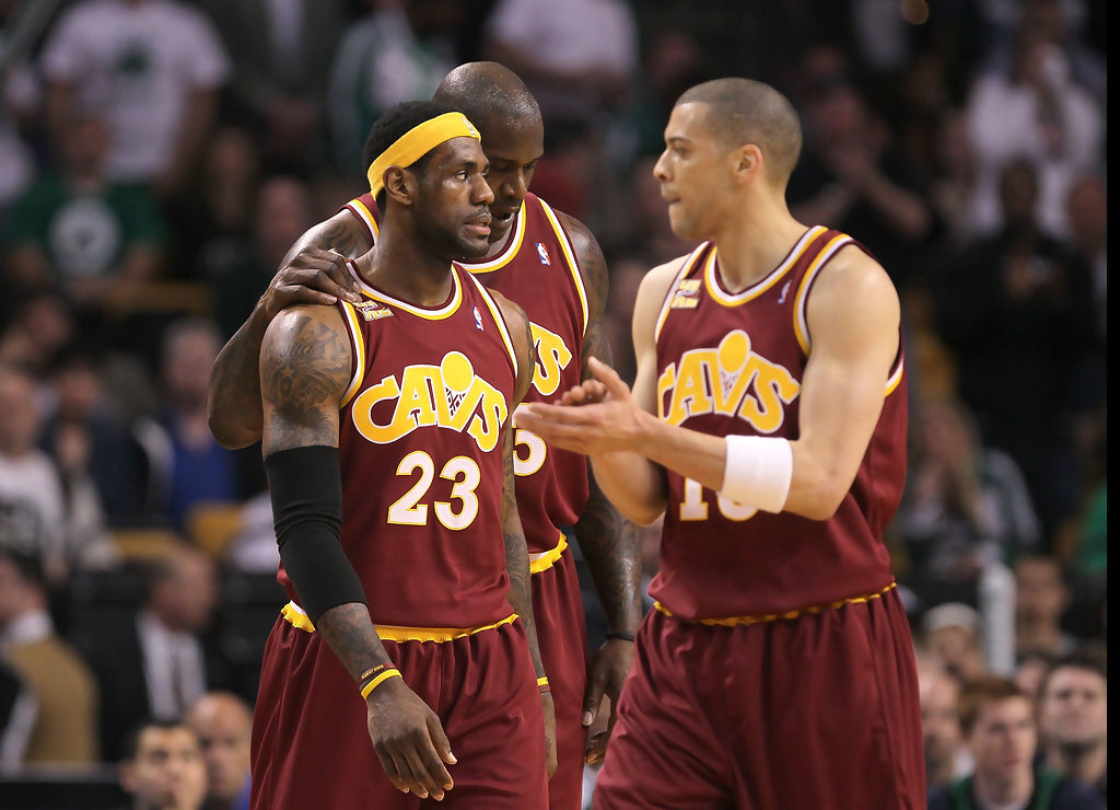 LeBron James e Shaquille O'Neal, quando defenderam o Cleveland Cavaliers