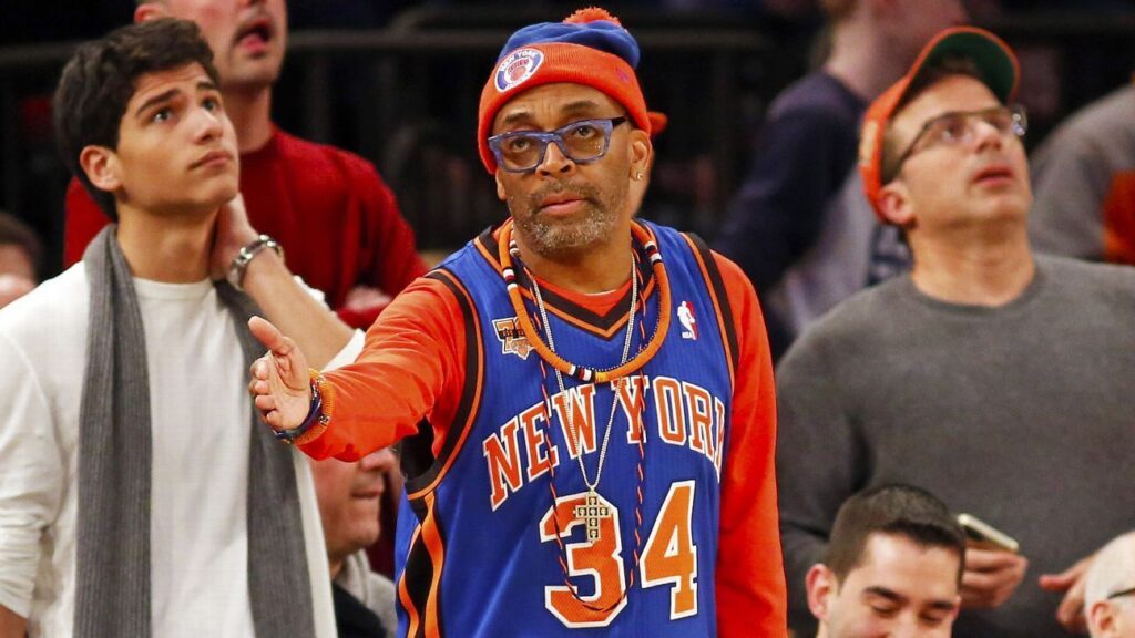 Spike Lee em seu mood torcedor dos Knicks