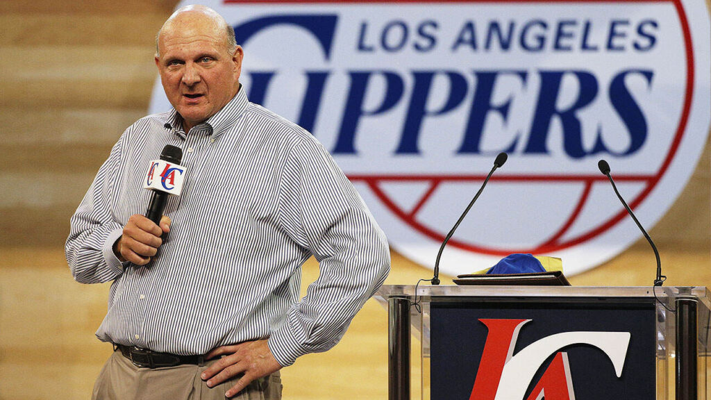 Steve Ballmer é o dono de franquia mais rico de toda a NBA