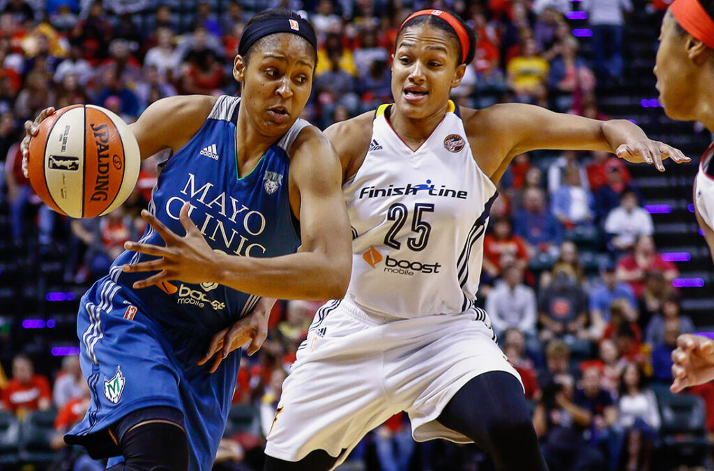 Lance de uma partida da WNBA