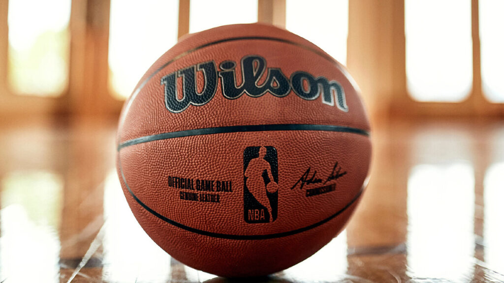 Wilson Official, a bola de basquete oficial dos jogos da NBA