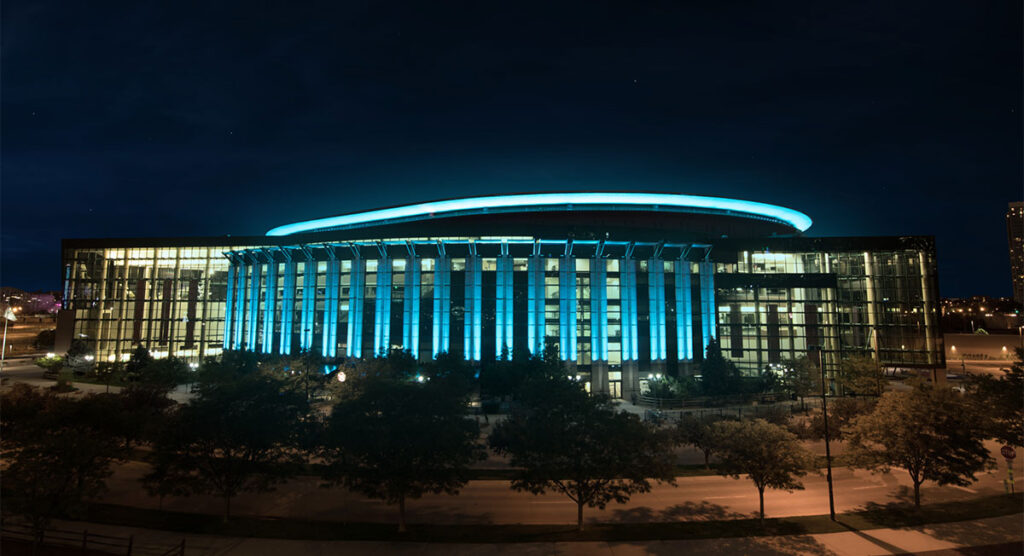 Ball Arena, onde os Nuggets mandam seus jogos