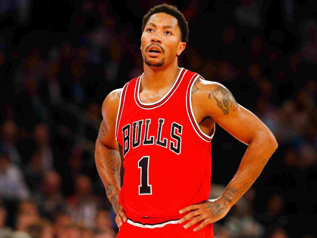 Derrick Rose, quando atuou pelo Chicago Bulls