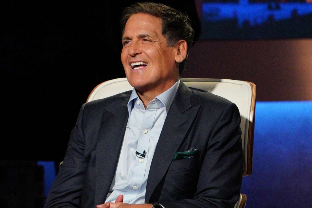 Mark Cuban, dono do Dallas Mavericks, no programa 'Shark Tank'