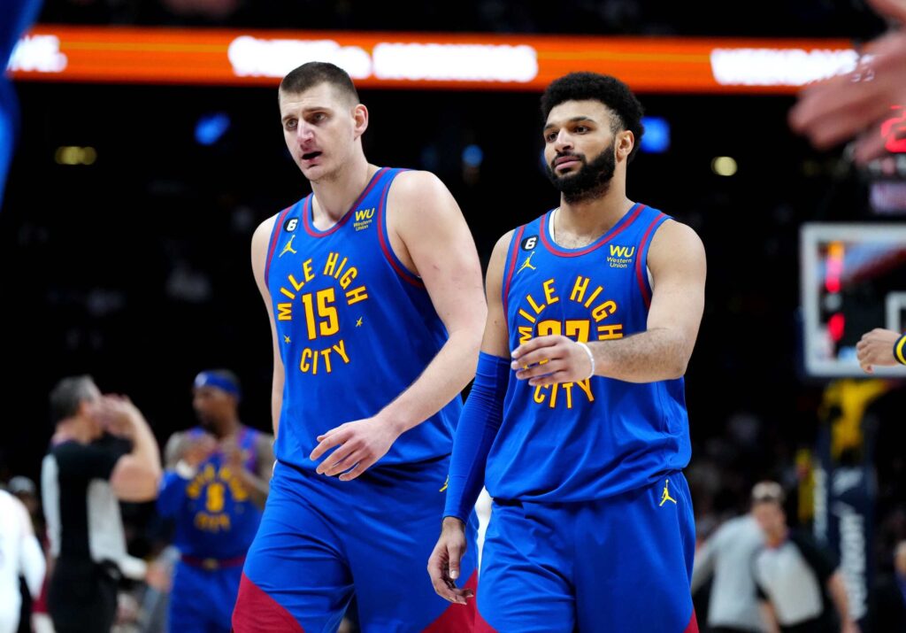 Nikola Jokic e Jamal Murray, destaques dos Nuggets